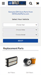 Mobile Screenshot of gmoutletparts.com